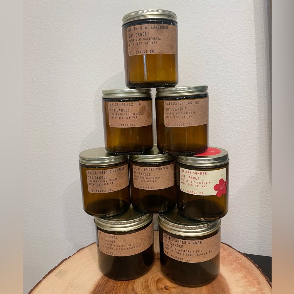 EMPTY candle jars